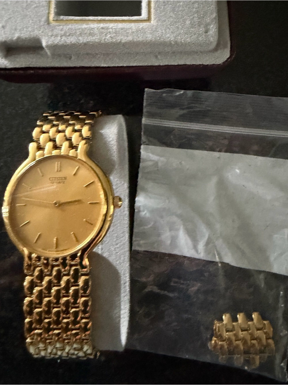 Vintage Citizen Gold-Tone women’s  Slim Bracelet Watch